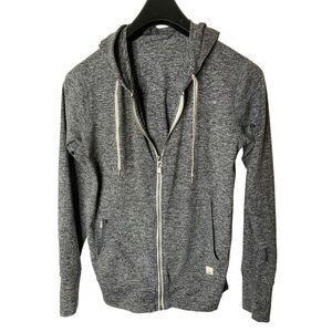 Vuori Halo Performance Hoodie 2.0 women's dreamknit full zip gray small VW201